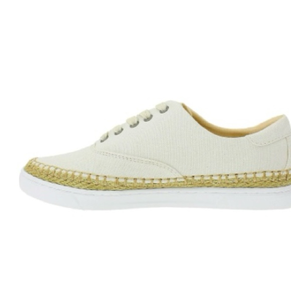 UGG Eyan II Canvas Beige Sneakers 9.5